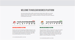 Desktop Screenshot of nuclearbusiness-platform.com
